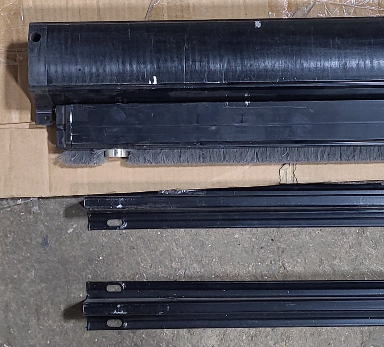 SportScreen Pull Down Retractable Toy Hauler Replacement Screen - INCOMPLETE SETUP -Black - Young Farts RV Parts