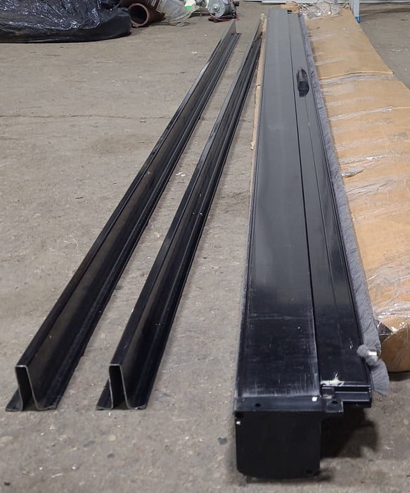 SportScreen Pull Down Retractable Toy Hauler Replacement Screen - INCOMPLETE SETUP -Black - Young Farts RV Parts