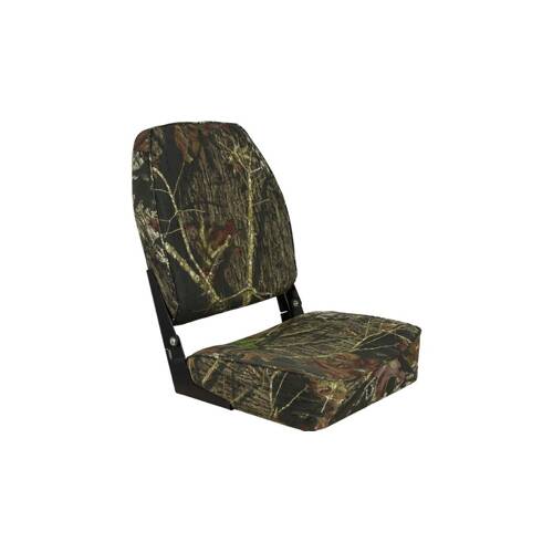 SPRINGFIELD Passenger Boat Seat - Foldable; 16" L x 15.5" W x 21.5" H; Camo - 1040646 - Young Farts RV Parts