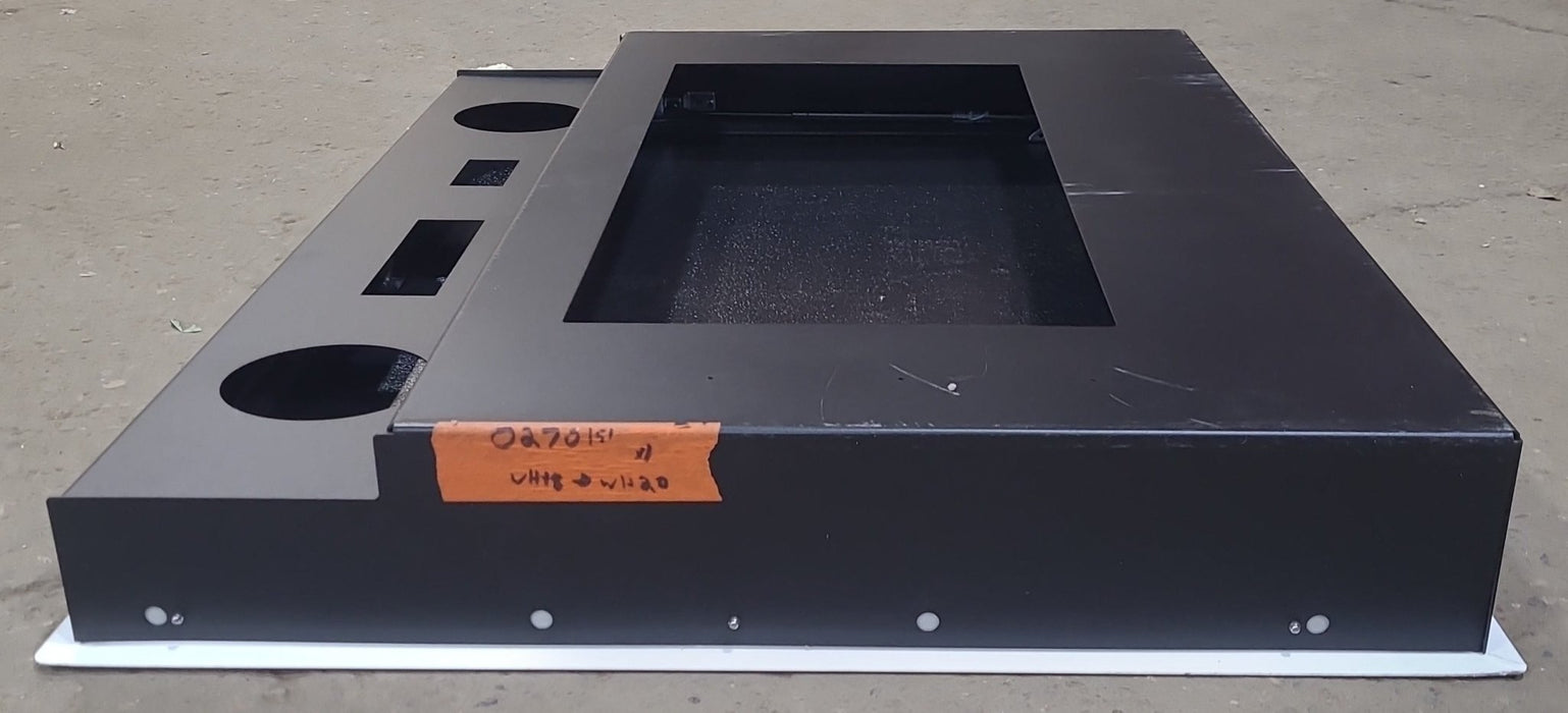 Square Cornered Entertainment Compartment with Cargo Door