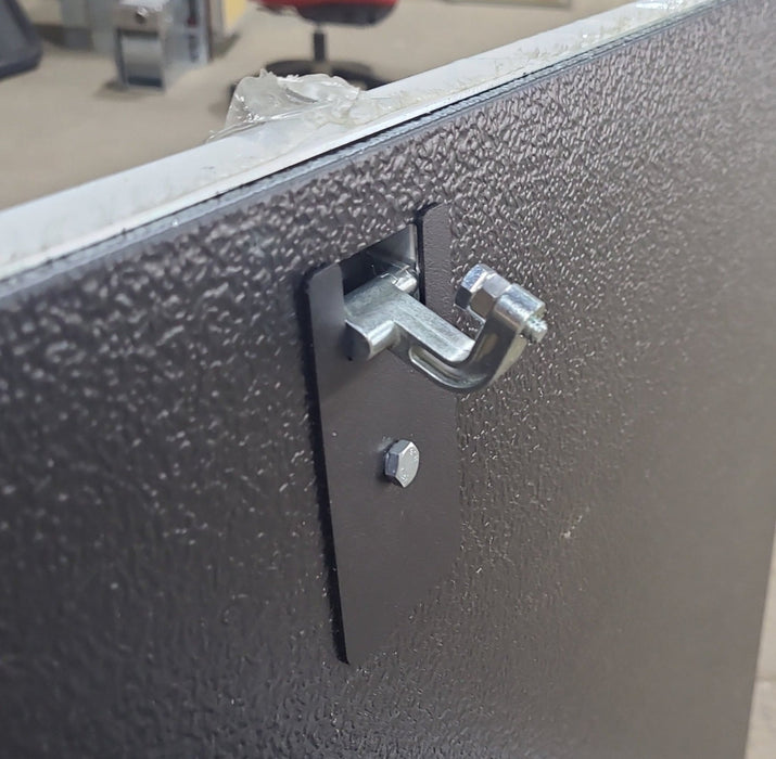 Square Cornered Entertainment Compartment with Cargo Door