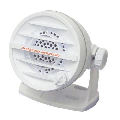 STANDARD HORIZON VHF Amplified Radio Speaker - Fixed Mount; 10 Watt; White - MLS - 410PA - W - Young Farts RV Parts