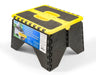 Step Stool Camco 43637 One Step, Foldable, Step Measures 11-1/2" Height x 13" Width, 300 Pound Capacity, Fold Flat To 15" x 14" x 2", UV Stabilized Impact Resistant Resin, With Non Skid Surface - Young Farts RV Parts