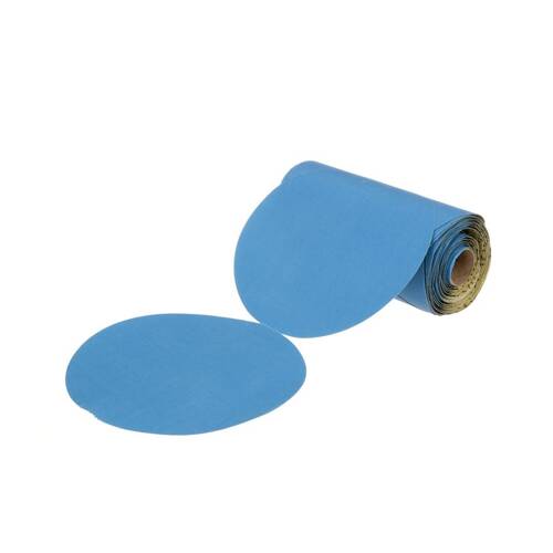 Stikit Sandpaper - 6" Diameter; 320 Grit; Blue; 5 Rolls Per Case - 36210 - Young Farts RV Parts