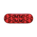 STOP/TURN LIGHT 6" OVAL RED - Young Farts RV Parts