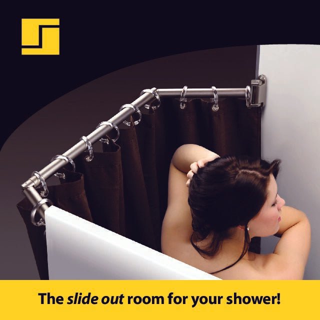 Stromberg Carlson EXT - 3542S Extend - A - Shower Curtain Rod Satin Finish - Young Farts RV Parts