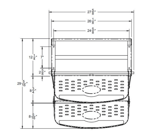 Stromberg Carlson SMFP - 2100 Double Manual Entry Step - Young Farts RV Parts
