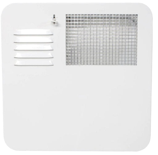 Suburban 6261APW Surface Mount Water Heater Access Door (6 Gallon), Polar White - Young Farts RV Parts