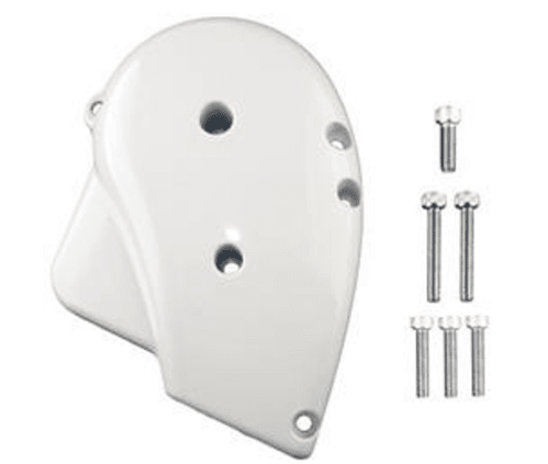 Summit End Cap Left Hand - White - Young Farts RV Parts