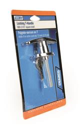 T-Handle Camco 44393 Replacement Handle For Garage Door/ Camper/ RV Handles; Steel; With Lock; With Handle and 2 Keys - Young Farts RV Parts