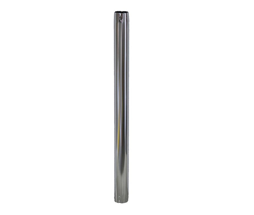 Table 25-1/2" Length Leg AP Products 013-926 Without Base, Tubular, Chrome Plated, Aluminum, Pedestal Table Leg With Tapered Ends - Young Farts RV Parts