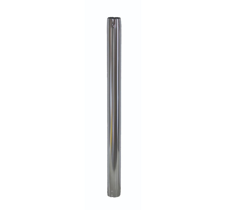 Table Leg 31-1/2" Length AP Products 013-956Without Base, Tubular, Chrome Plated, Aluminum, Pedestal Table Leg With Tapered Ends - Young Farts RV Parts