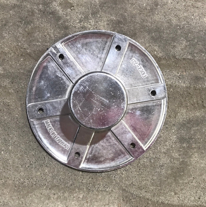 Recessed Table Leg Base 6 1/4" Diameter AP Products 013-1112 Pedestal Base, Round Flush Mount, x 2" Height, 6 Mounting Holes