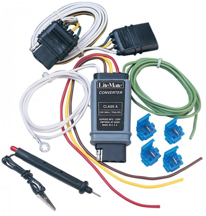 Tail Light Converter Hopkins MFG 46155 Vehicle Lighting System Powered, Adapts Tow Vehicles Tail Light System To The Trailer Tail Lights, 2.1 Amp, 60" Length - Young Farts RV Parts