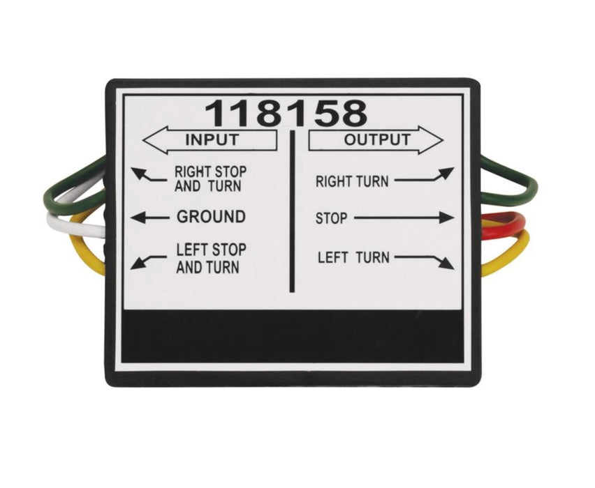Tail Light Converter Tow Ready 118158 2 To 3 Taillight Converter for Connecting Tow Vehicles With 2 Wire Systems to Towed Vehicles With 3 Wire Systems The TEKONSHA® Taillight 2-Wire to 3-Wire Converter allows you to safely tow your vehicle with your RV or - Young Farts RV Parts