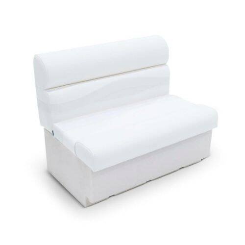 Taylor Made Platinum Series Boat Lounge Seat - Bench Seat; White - 674642 - Young Farts RV Parts