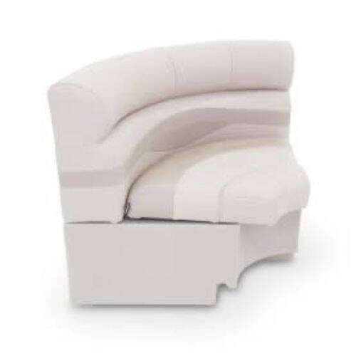 Taylor Made Platinum Series Boat Lounge Seat - Corner; Champagne - 433107 - Young Farts RV Parts