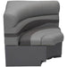 Taylor Made Platinum Series Boat Lounge Seat - Corner Seat; Charcoal - 803563 - Young Farts RV Parts