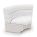 Taylor Made Platinum Series Boat Lounge Seat - Radius Corner Seat; White - 674645 - Young Farts RV Parts