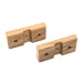 Teak Rod Storage Rack Mounting Brackets - Pair - Young Farts RV Parts
