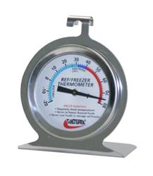Thermometer Valterra A10-2620VP Use To Measure Refrigerator Temperature On RV, Analog Display, Mounted, Silver, Stainless Steel - Young Farts RV Parts
