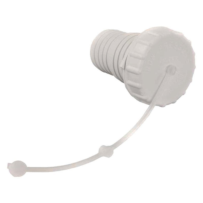 Thetford 222/224PW-A - Polar White Gravity Water Fill Cap/Strap/Spout - Young Farts RV Parts