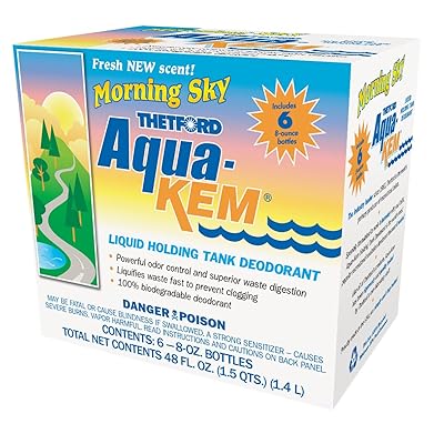 Thetford 24807 Aqua - Kem Waste Holding Tank Treatment - Box of 6 x 8 Oz. Treatments - Young Farts RV Parts