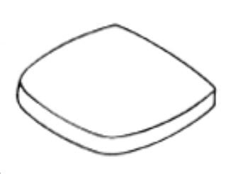 Thetford Aqua Magic Toilet Seat Square Closed Front White - 36768 - Young Farts RV Parts