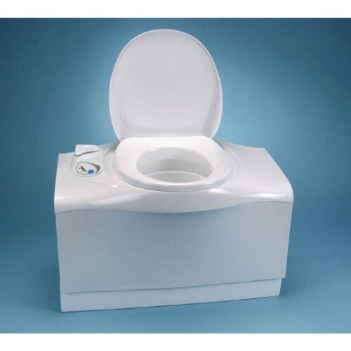 THETFORD Cassette Toilet - White/ Medium Gray - 51702 - Young Farts RV Parts