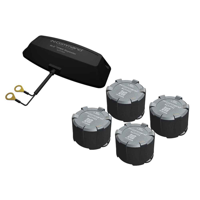 Tire Pressure Monitoring System - 4 Sensor & Repeater Package - Young Farts RV Parts