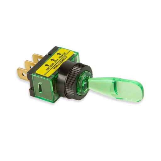 Toggle Switch 20A - Green - Young Farts RV Parts