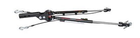 Tow Bar Demco RV 9511012 Commander 2, Class III, 6000 Pound Towing Capacity, 2" Receiver Mount, With 1-1/2" Drop and Rise, Independent Vertical Bolt Design, Mount To Baseplate, Black, Stainless Steel - Young Farts RV Parts