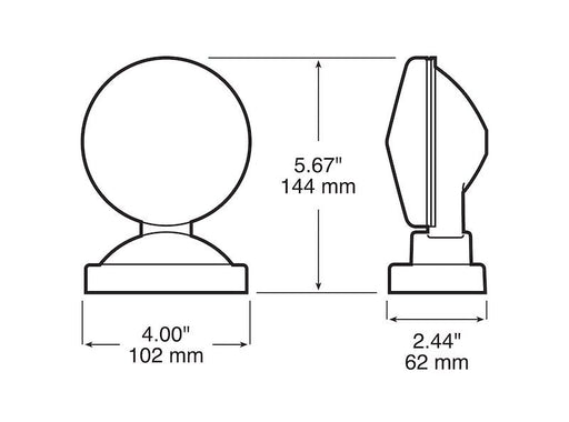 Tow Light Kit Peterson Mfg. V555 With Trunk Harness/ 20 Foot Four - Wire Harness/ Connectors/ Installation Instructions - Young Farts RV Parts