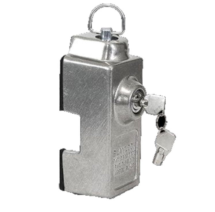 Trailer Cargo Door Lock Blaylock DL-80 Fits Most Single And Double Trailer Doors With Vertical Or Horizontal Lock Rod Handles, Aircraft Grade Aluminum - Young Farts RV Parts