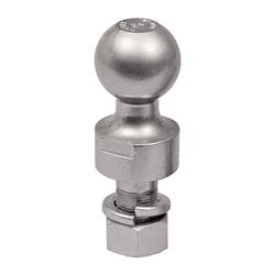 Trailer Hitch Ball Husky Towing 30601 2" Ball, 1" Lift, 5000 Pound Gross Towing Capacity, 1" Shank Diameter, Chrome - Young Farts RV Parts
