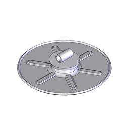 Trailer Landing Gear Foot Lippert Components 297788 Use With RV Landing Gear