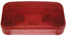 Trailer Light Lens Peterson Mfg. V25923 - 25 Replacement Lens For Peterson Trailer Light Part Number 25923, Rectangular, Red, Snap - On - Young Farts RV Parts