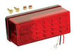 Trailer Light Wesbar 407535 8-Function Tail Light, LED, Rectangular, Red Lens, 8" Length x 2-3/4" Width x 2-7/8" Height, With 3 Wire Plug-In Harness With 12" Wire Leads/ 7" Ring Terminal Ground/ Stainless Steel Mounting Hardware, Left/Roadside With offeri - Young Farts RV Parts