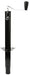 Trailer Tongue Jack Husky Towing 88126 Manual A-Frame Top Wind, 1000 Pound Capacity, 14-7/8" Travel, 22-1/4" Height, 8-1/2" Clearance, 2" Outside Diameter, Bolt-On or Weld-On, Powder Coated, Black, Steel, Includes Mounting Bracket - Young Farts RV Parts