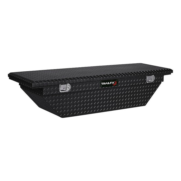 TRAILFX Crsovr LP Sgl Lid Pwdr Ctd Black 16 Gauge Alum 69X1925X135 WTray 120702 - Young Farts RV Parts