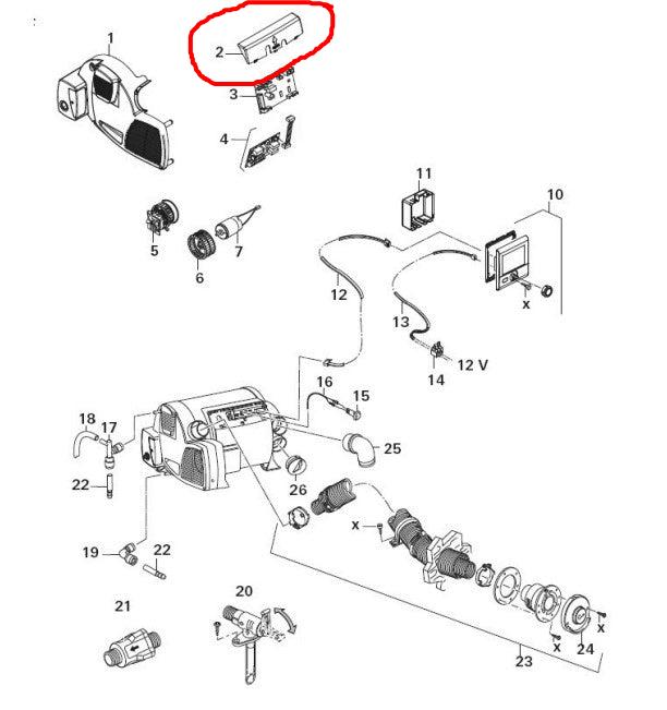 Truma Combi Replacement Connection Cover Plate - 34020-06500