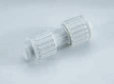 Tube End Fitting Elkhart Supply 16347 Flair-It ™, 7/8" Outer Diameter, Straight, White, Plastic