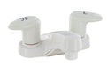 Two Handle Lavatory Faucet White - Young Farts RV Parts