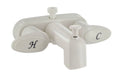 Two Handle Tub Diverter White R4777 - I - Young Farts RV Parts