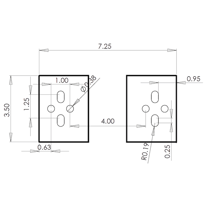 Ultra - Fab Products 48 - 979002 Scissor Stabilizer Jack Pair - 24" - Young Farts RV Parts