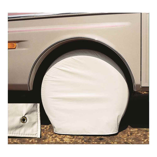 Ultra Tyre Gard Pol. White Size Over - Young Farts RV Parts