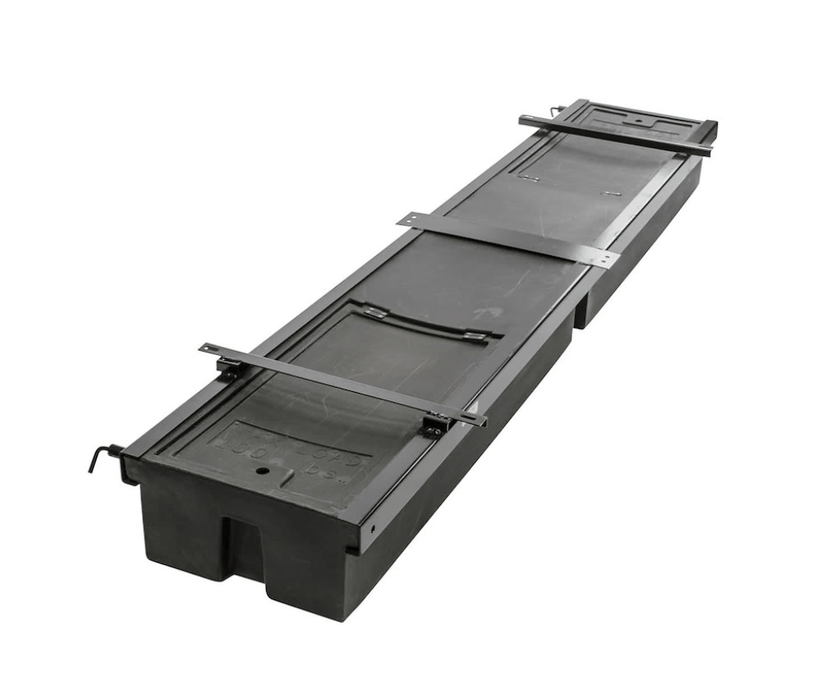 Underchassis Storage, Double, No Tire Carrier, 99.5"L X 19.125"W X 8.28"D