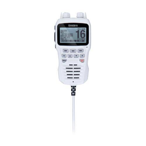 Uniden VHF Radio Microphone - For Use With UM725 Series VHF Radio; LCD Display; White - UMRMIC - Young Farts RV Parts