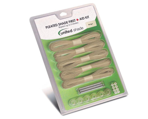 United Shade 650004 Pleated Shade First Aid Kit, Tan - Young Farts RV Parts