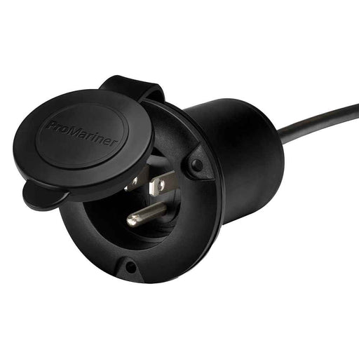 Universal AC Plug - Black - Young Farts RV Parts